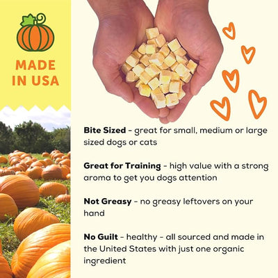 A Better Treat – Organic, Single Ingredient, Freeze Dried Pumpkin, Grass Fed & Finished Beef Liver, Chicken, Sweet Potato, Wild Salmon Dog Treats & Cat Treats | Natural Diabetic Friendly | Made in USA