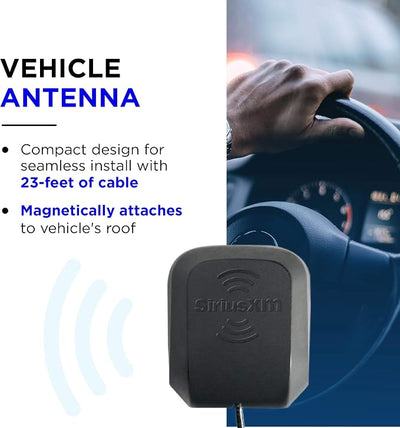 SiriusXM NGVA3 Magnetic Antenna Mount for Your Vehicle, Black