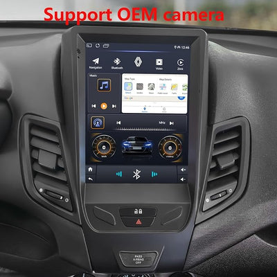 9.7 inch IPS Touchscreen Car Stereo, Android Auto Navigation, GPS Radio, Media Player for Ford Fiesta 2009-2020 (2+32g)
