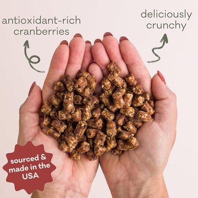 Polkadog Henny Penny Chicken & Cranberry Crunchy Training Bits - All Natural, Limited Ingredient, Premium Training Treats for Dogs. Great for Allergies, Handcrafted in USA - 7oz (1pk)