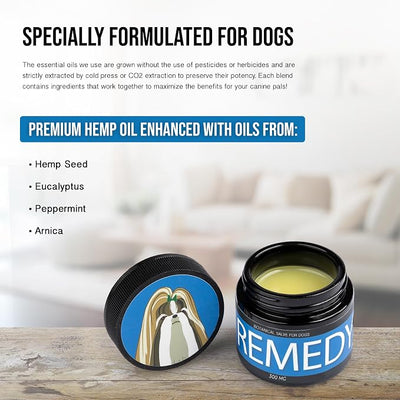 Remedy - Dog Balm with Hemp Oil - Lumps, Bumps, Warts, & Skin Tags - Natural Skin Growth Support Salve