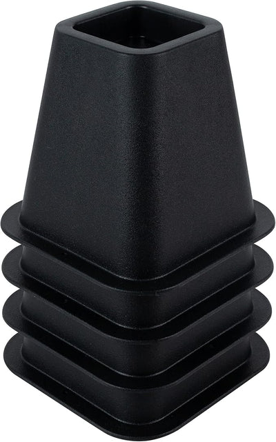 Simplify Bed Riser - Bed Lifters - Furniture Risers for Bed, Chairs, Tables - Black - Pack of 4-6 Inch Long