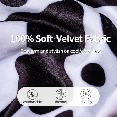 CuteBone Turtleneck Dog Velvet Dress Puppy Skirt Costume Pet Clothes Cat Apparel with Bow Hair Rope for Small Dogs CVD07S