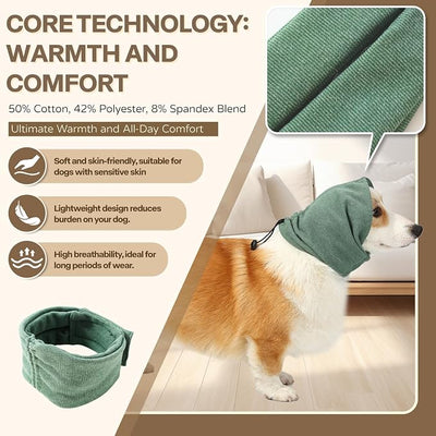 Dog Head Ear Warp Relief Ear Muffs Noise Protection