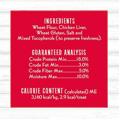 Charlee Bear Original Crunch Dog Treats, Chicken Liver, 16 Ounce Resealable Bag, Low Calorie Training Treats for Dogs, Limited Ingredient, Healthy, Crunchy Dog Snacks, Made in USA (Pack of 2)