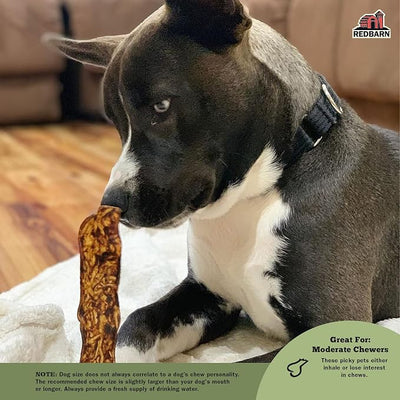 Redbarn Bully Slices for Dogs, Highly Palatable, Long-Lasting Natural Dental Treats with Functional Ingredients, 9 oz. (Pack of 3) - Original Bully