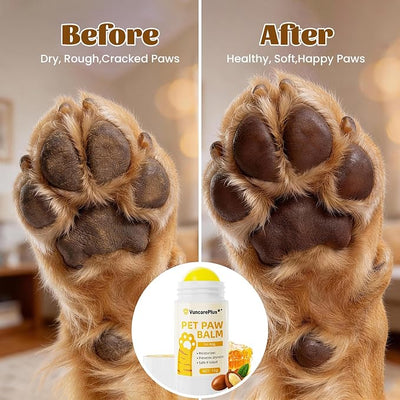 Dog Paw Balm Stick for Dry Cracked Paws, Natural Paw Moisturizer with Shea Butter & Avocado Oil, Soothing Dog Paw Care for Hot Pavement & Cold Weather, Lick-Safe (15g/0.5oz)