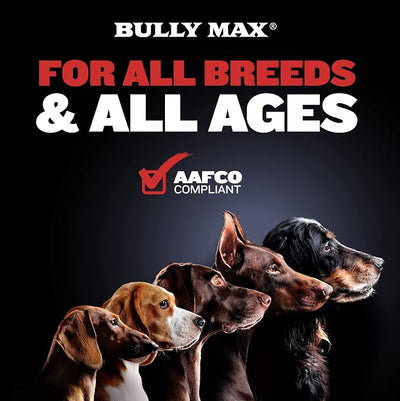 Bully Max 2-in-1 Muscle Builder for Dogs - 9 Amino Acids, Puppy & Dog Vitamins, Supplements for Muscle Gain & Growth - Dog Multivitamin Chewable Tablets for All Breeds & Ages, Made in USA, 30 Tabs