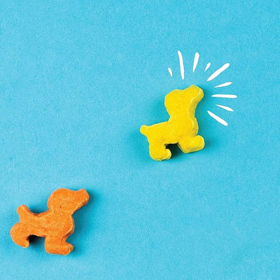 Pupcorn Plus - Puffed Dog Treats with Prebiotics and Probiotics - Chicken and Cheddar Cheese (4oz) - Made in USA (Pack of 3)