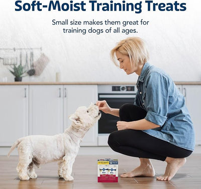 Blue Buffalo Bits Natural Soft Moist to Go Dog Training Treats Beef Recipe 1-oz Bags (Pack of 12)