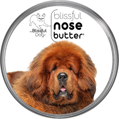 The Blissful Dog Tibetan Mastiff Nose Butter for Dry, Cracked Skin, Lick-Safe Dog Nose Balm with Moisturizing Shea Butter, Almond, Olive, and Essential Oils, Pet Supplies, Uncented, 2 oz.