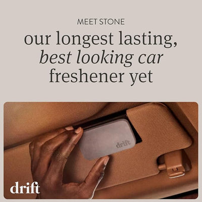 Drift Car Air Freshener - The Original Wood Air Freshener - Car Odor Eliminator - Long Lasting Scent - Metal Clip - Essential Oils - Clean Ingredients - Pine Scent 3 Pack Refill - NO CLIP INCLUDED