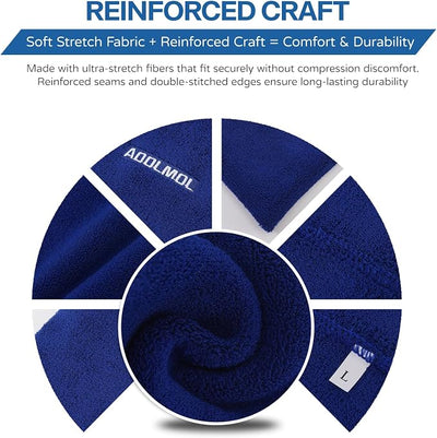 Dog & Cat Calming Hoodie – Soft Double-Layer Ear and Neck Cover for Anxiety Relief & Noise Protection, Elastic Pet Head Wrap for Grooming, Bath, Drying & Fireworks