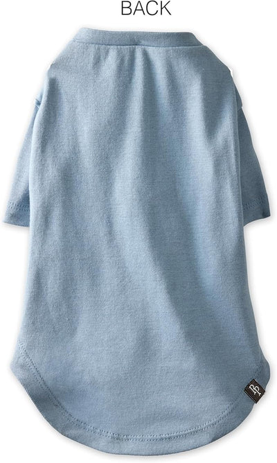 Pet Passion Toby II - The Perfect Tee, 3 Pack Short Sleeve Pet T-Shirt 100% Organic Cotton Tees Clothes for Small, Medium, Large Dogs, Navy Ombre, Medium (20-45 lbs)