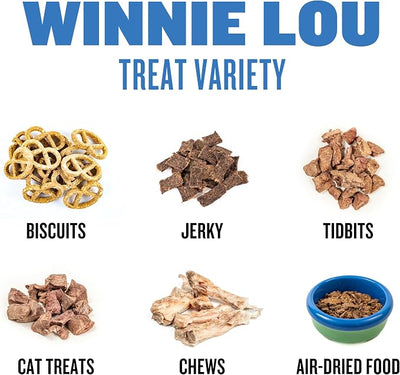 Winnie Lou Organic Dog Treats – Natural Dog Biscuits, USA Made, Organic Ingredients, Clean, Sensative Stomach, All Breed Sizes, High Protein, Hypoallergenic, Peanut Butter Pretzels (Pack of 2)