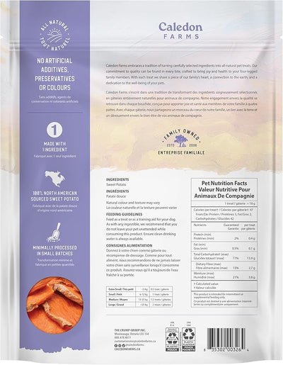 Caledon Farms Value Pack Sweet Potato Chews Dog Treats 28oz/795G