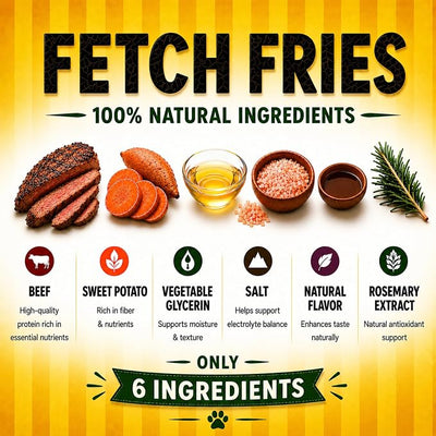 Beef and Sweet Potato Dog Treats, Soft Chicken Jerky for Small and Large Breeds, Naturally Healthy, Made in The USA (5 oz)