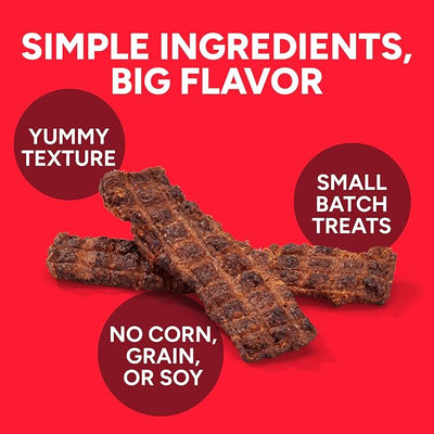 Cloud Star Wag More Bark Less - Dog Treats - Jerky - Texas BBQ Beef - 10 oz Pouch
