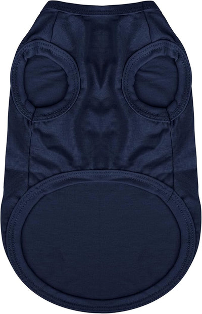 Expressive Pet Vest: Sleeveless Dog Shirt with 'I Love My Daddy' Slogan, Ideal for Chihuahuas, Poodles, Yorkies, and More - Adorable Design, Ultimate Comfort, Easy Maintenance! Navy Blue Medium