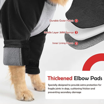 Lukovee Dog Surgery Recovery Suit for Female Male Dogs - Onesie Surgery Recovery Suit After Surgery (B, Small)