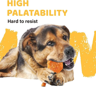 iPaw Turkey Tendon for Dogs, Single Protein, Hypoallergenic, All Natural Human Grade Puppy Chew, Rawhide Alternative Dog Treats, 4 pcs/Pack Lollipop Shape (Small)
