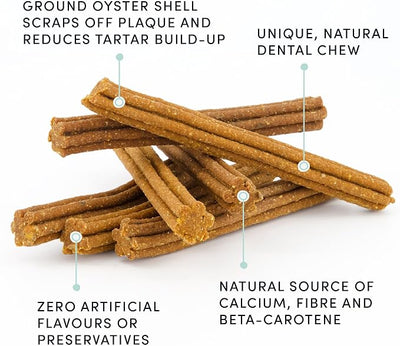 Crumps' Naturals Bacon Dental Dog Treats (10 count), 7"