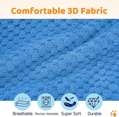 Supet Inflatable Dog Cone Collar for Dogs to Stop Licking, Dog Donut Collar After Surgery, Soft Pet Cone for Small Medium Large Dogs Blue 02 XXL