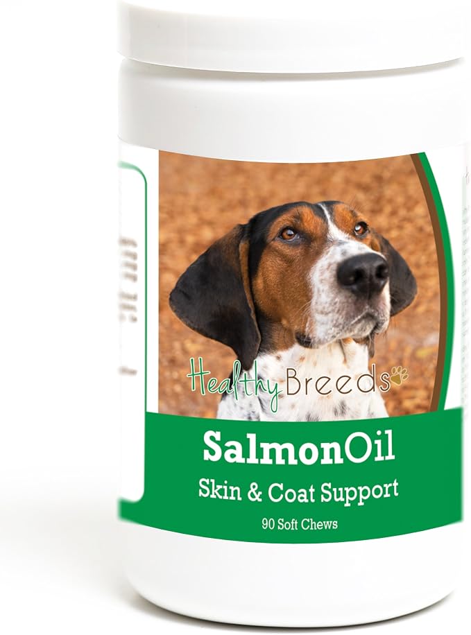 Healthy Breeds Treeing Walker Coonhound Salmon Oil Soft Chews 90 Count