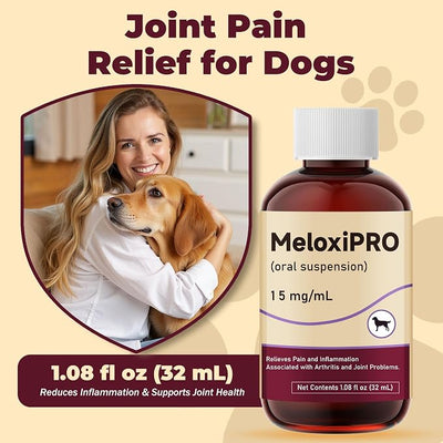 Dog Arthritis Pain Relief, Joint Pain Relief for Dogs, Anti-Inflammatory Support for Mobility & Comfort, Helps Manage Osteoarthritis, Easy-to-Use Oral Suspension 1.08 oz