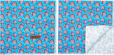 Lionheart American Flag Dog Bandana - 1 Pack Soft, Washable, Adjustable Square Dog Bandanas for Small Dogs & Cats