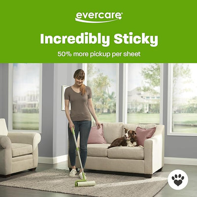 Evercare Pack of 3 All-Purpose Pet Mega Oversized Lint Roller Refills, 50 Sheets Each