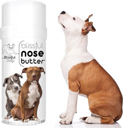 The Blissful Dog American Staffordshire Terrier Nose Butter, Versatile Dog Nose Balm for Dry Nose, Handcrafted Nose Moisturizer, Easy-to-Apply Dog Essentials, Unscented, 2.25 oz.