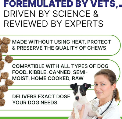 Advanced Hemp Calming Treats for Dogs - Anxiety Relief Calming Chews - Separation Aid - Stress Relief During Fireworks, Storms, Thunder - Aggressive Behavior, Barking - Made in USA - 240Ct