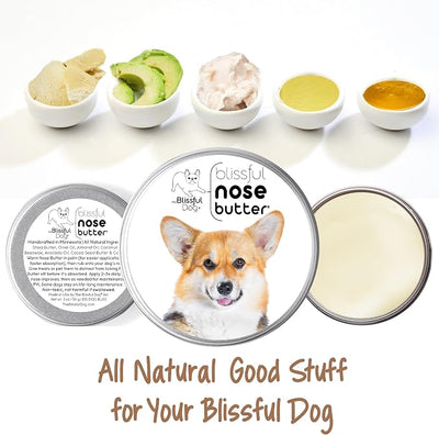 The Blissful Dog Corgi Unscented Nose Butter, 4-Ounce