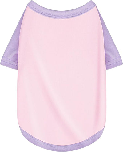 Stylish Pink Color Block Dog Shirt: Premium Polyester, Comfortable, Breathable, and Wrinkle-Resistant. Perfect Apparel for Small, Medium, & Large Dogs, a Must-Have for Pet Lovers 3XL