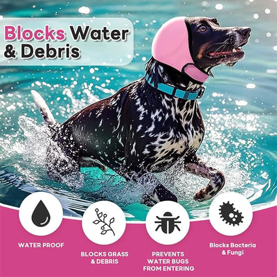 Dog Ear Muffs Noise Protection, Stress-Reducing, Comfortable, Perfect for Thunderstorms, Noise,Vet Visits & Preventing Water