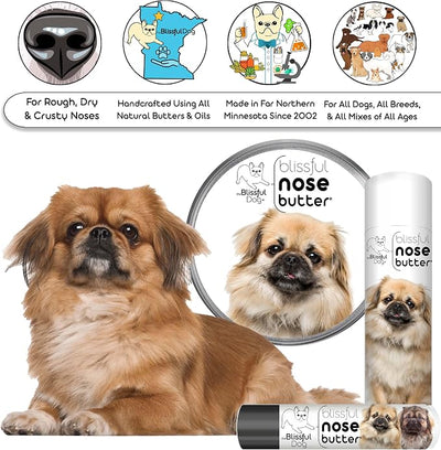 The Blissful Dog Tibetan Spaniel Unscented Nose Butter - Dog Nose Butter, 4 Ounce