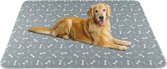 Washable Pee Pads for Dogs, Extra Large 2 Pack 36”x72” Dog Pee Pads Washable, Waterproof Puppy Pads Mat Reusable Fast Absorbent Dog Potty Training Pads, Whelping Pads for Playpen Crate