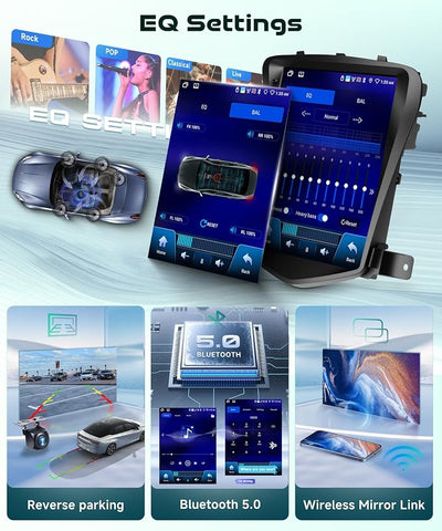 Android 13.0 Car Radio for Chevrolet Cruze 2009-2015 with Wireless CarPlay Android Auto, 9.7 inch IPS Touchscreen Head Unit with GPS WiFi Bluetooth 5.0 USB DSP Audio SWC 4G+64G