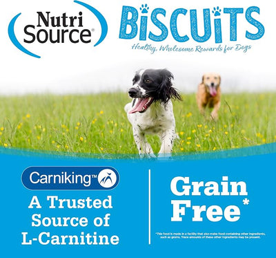 NutriSource Grain-Free Dog Treats, Chicken Biscuits, 14oz