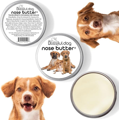The Blissful Dog Mixed Breed Unscented Nose Butter - Dog Nose Butter, 4 Ounce