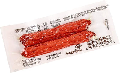 etta says! Deli Sausages - Premium All Natural Chicken Meat Treats for Dogs - High Protein Dog Chews - Human Grade - Made in The USA (6 Count Pack of 1)