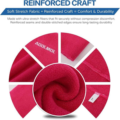 Dog & Cat Calming Hoodie – Soft Double-Layer Ear and Neck Cover for Anxiety Relief & Noise Protection, Elastic Pet Head Wrap for Grooming, Bath, Drying & Fireworks