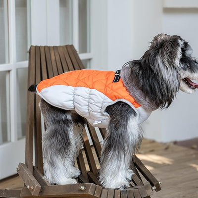 CuteBone Dog Waterproof Winter Coat with Harness, Reflective Warm Pet Jacket with Zipper for Cold Weather, Dog Snowsuit for Small Medium Large Dogs YRFN04XL
