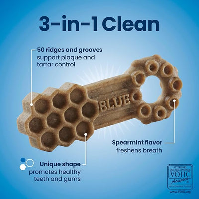 Blue Buffalo Dental Chews Small Natural Dog Treats, Chicken & Spearmint 22.6-oz Bag (56 Count)