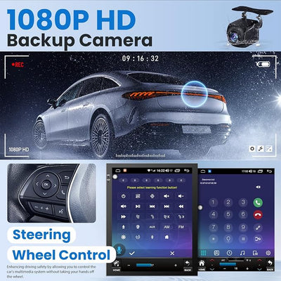 4 + 64GB ROM Android 15 Upgrade Car Radio for Chevrolet Chevy Cruze 2009-2015: 10.4 Inch 1024 * 768 HD IPS Tesla Style Touchscreen Stereo Wireless Carplay Andriod Auto Backup Camera GPS 5G WiFi FM