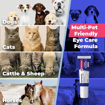 EYEMYCIN Pet Eye Health for Dogs, Cats, Cattle, Sheep, Horses, Birds and Puppies, Kitten (2 Pack)