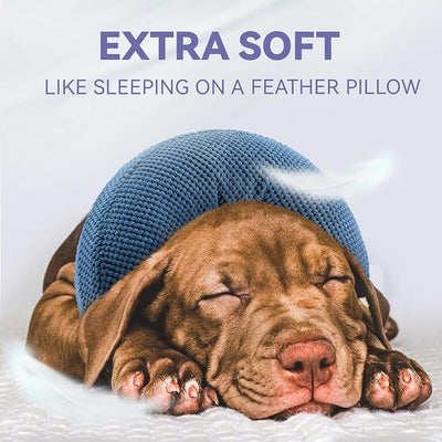 Loflaze Inflatable Dog Cone Collar - Dog Neck Donut Cone Collar Alternative After Surgery - Soft Cone for Large Medium Small Dogs Cats - Alternative Recovery E Collar (Blue, XXL)