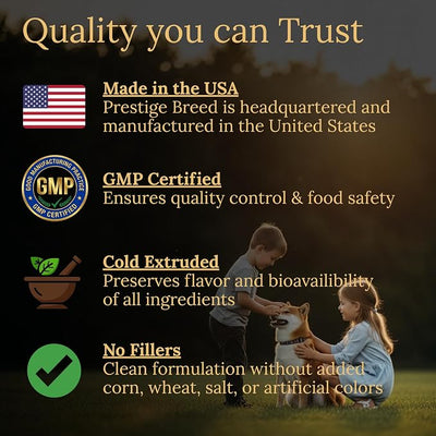 Shiba Inu Multivitamins, 90 Count, Made in the USA with Real Bacon