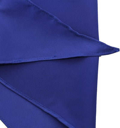1 Pack Blue Dog Bandana Blank Polyester Dog Scarf for Small Dogs